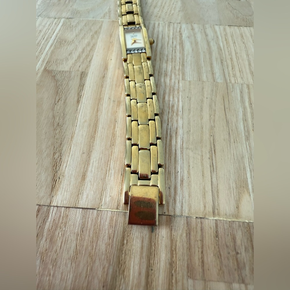 Citizen Elegance ladies rectangular gold tone wat… - image 5